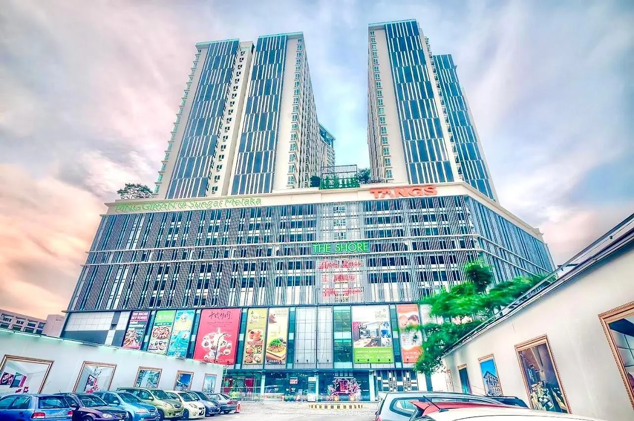 New! The Shore Residences 3Br Luxury I Direct Access To Shopping I 6-10Pax I 10Minsjonker Malacca 0*,  Malajsie